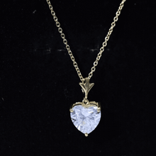 Load image into Gallery viewer, Certified 3.4 Carat Moissanite Heart Necklace for Women