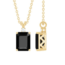 Load image into Gallery viewer, Genuine 1.68 Carat Black Diamond Solitaire Necklace for Women