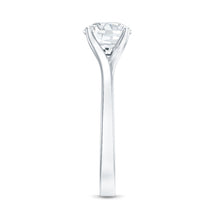 Load image into Gallery viewer, Certified Solitaire Moissanite Bypass Engagement Ring