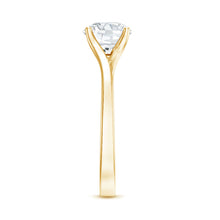 Load image into Gallery viewer, Certified Solitaire Moissanite Bypass Engagement Ring