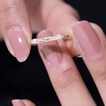 Load image into Gallery viewer, Natural Diamond Bow Promise Ring for Women