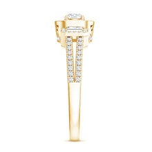 Load image into Gallery viewer, Certified Moissanite Vintage Inspired Engagement Ring