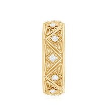 Load image into Gallery viewer, Vintage Style Diamond Wedding Band Ring