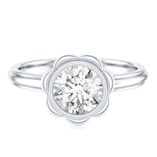 Load image into Gallery viewer, 1.25 Carat Round Lab Grown Diamond Solitaire Engagement Ring