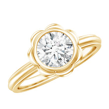Load image into Gallery viewer, 1.25 Carat Round Lab Grown Diamond Solitaire Engagement Ring