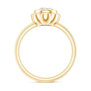 1.25 Carat Round Lab Grown Diamond Solitaire Engagement Ring