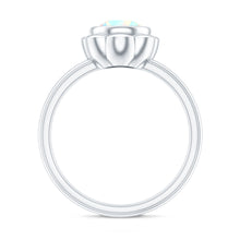 Load image into Gallery viewer, 1.5 Carat Ethiopian Opal Engagement Ring for Women