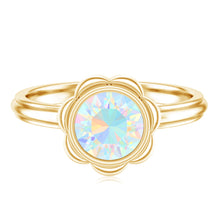 Load image into Gallery viewer, 1.5 Carat Ethiopian Opal Engagement Ring for Women