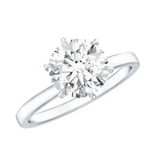 Load image into Gallery viewer, 2 Carat Lab Grown Diamond Solitaire Engagement Ring with Hidden Halo