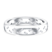 Load image into Gallery viewer, Baguette Cut Lab Grown Diamond Wedding Band With Certificate