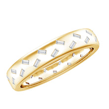 Load image into Gallery viewer, Baguette Cut Lab Grown Diamond Wedding Band With Certificate