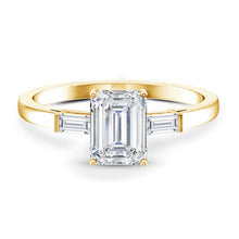 Load image into Gallery viewer, 2 CT Lab Grown Diamond Emerald Cut Engagement Ring