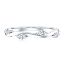 Load image into Gallery viewer, Marquise Cut Lab Grown Diamond Wedding Band