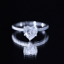 Load image into Gallery viewer, 2 Carat Lab Grown Diamond Heart Engagement Ring for Her