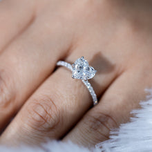Load image into Gallery viewer, 2 Carat Lab Grown Diamond Heart Engagement Ring for Her