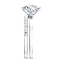 Load image into Gallery viewer, Princess Cut Lab Grown Diamond Ring With Wedding Band
