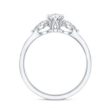 Load image into Gallery viewer, Certified Lab Grown Diamond Three Stone Engagement Ring for Women