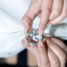 Load image into Gallery viewer, Bezel Set Diamond Unisex Wedding Band