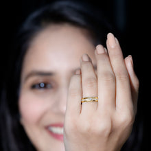 Load image into Gallery viewer, Bezel Set Diamond Unisex Wedding Band