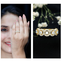 Load image into Gallery viewer, Certified Round Cut Moissanite Halo Classic Band Ring
