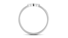 Load image into Gallery viewer, Natural Diamond Flower Promise Ring