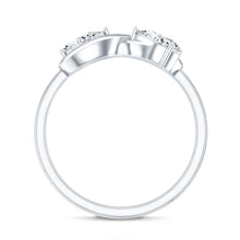 Load image into Gallery viewer, Lab Grown Diamond Toi Et Moi Promise Ring with Infinity Knot
