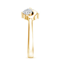 Load image into Gallery viewer, Lab Grown Diamond Toi Et Moi Promise Ring with Infinity Knot