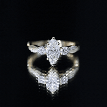 Load image into Gallery viewer, Brilliant Cut Marquise Lab Grown Diamond Engagement Ring