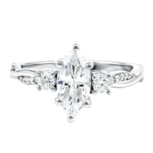 Load image into Gallery viewer, Brilliant Cut Marquise Lab Grown Diamond Engagement Ring
