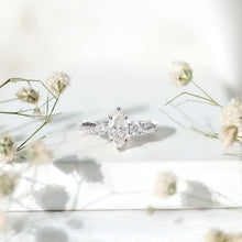 Load image into Gallery viewer, Brilliant Cut Marquise Lab Grown Diamond Engagement Ring