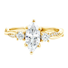 Load image into Gallery viewer, Brilliant Cut Marquise Lab Grown Diamond Engagement Ring