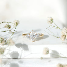 Load image into Gallery viewer, Brilliant Cut Marquise Lab Grown Diamond Engagement Ring