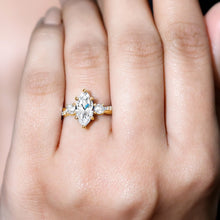 Load image into Gallery viewer, Brilliant Cut Marquise Lab Grown Diamond Engagement Ring