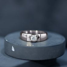Load image into Gallery viewer, Brilliant Cut Lab Grown Diamond Engagement Ring for Men