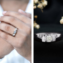 Load image into Gallery viewer, Brilliant Cut Lab Grown Diamond Engagement Ring for Men