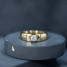 Load image into Gallery viewer, Brilliant Cut Lab Grown Diamond Engagement Ring for Men
