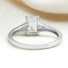 Load image into Gallery viewer, Brilliant Cut 7X5 MM Lab Grown Diamond Emerald Cut Engagement Ring