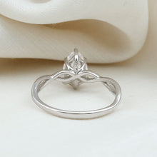 Load image into Gallery viewer, Lab Grown Diamond Pear Engagement Ring with Infinity Band