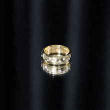 Load image into Gallery viewer, Scatter Moissanite Wedding Wide Band Ring