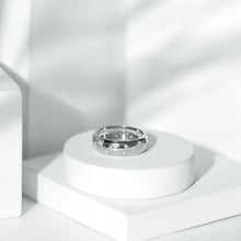 Load image into Gallery viewer, Scatter Moissanite Wedding Wide Band Ring