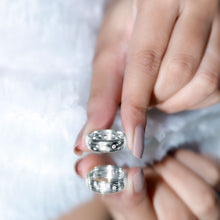 Load image into Gallery viewer, Scatter Moissanite Wedding Wide Band Ring
