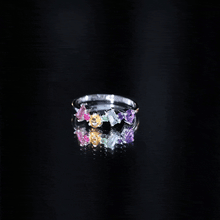 Load image into Gallery viewer, Natural Multi Gemstone Promise Ring for Women