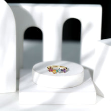 Load image into Gallery viewer, Natural Multi Gemstone Promise Ring for Women