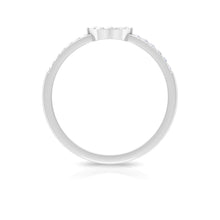 Load image into Gallery viewer, Certified Diamond Engagement Ring in Illusion Setting