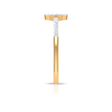 Load image into Gallery viewer, Certified Diamond Engagement Ring in Illusion Setting