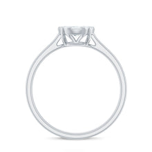 Load image into Gallery viewer, Natural Diamond Promise Ring in Illusion Set