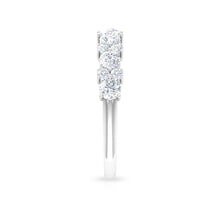 Load image into Gallery viewer, Certified Real Diamond Half Eternity Ring