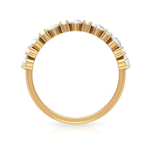 Load image into Gallery viewer, Certified Real Diamond Half Eternity Ring