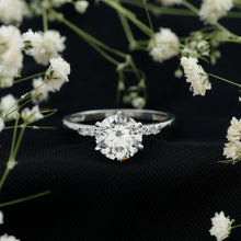 Load image into Gallery viewer, Round Cut 9 MM Lab Grown Diamond Solitaire Engagement Ring