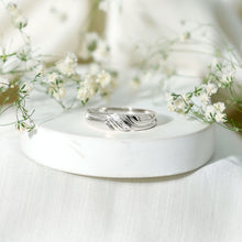 Load image into Gallery viewer, Certified Diamond Three Stone Band Ring for Men